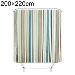 Multicolore Texture verticale Thick Impermeabile Tessuto in poliestere Tende da doccia, Dimensioni: 200x220cm