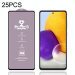 Per Samsung Galaxy A72 4G 25 PCS 9H HD Grande Arc High Allumina Full Screen a schermo intero Pellicola in vetro temperato