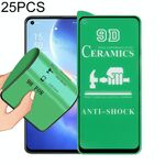 Per OPPO RENO 5K 25 PCS 9D Full Screen Pellicola intera Pellicola in ceramica