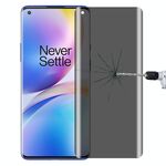 Per OnePlus 8 Pro 0.3mm 9h Durezza superficie 3D Superficie curvata Pellicola Pellicola di vetro Pellicola