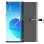 Per OPPO Reno6 Pro 5G 0,3 millimetri 9H Superficie Durezza 3D superficie curva Privacy Glass Film