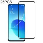 Per OPPO RENO6 5G / RENO7 5G / RENO7 SE 5G / A96 25 PCS Pellicola intera a vista completa a schermo intero