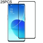 Per OPPO RENO6 PRO 5G / RENO6 PRO + 5G / RENO7 PRO 5G 25 PCS Pellicola intera a schermo intero schermo in vetro temperato