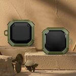 Auricolari wireless Thunder BattleGear Cassa protettiva anti-autunno con gancio per Samsung Galaxy Boccioli vivi (Armygreen)
