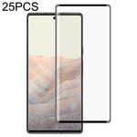 25 pezzi per pellicola in vetro temperato a schermo intero con bordo curvo 3D per Google Pixel 6 Pro Edge Glue