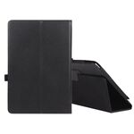 Per Amazon Fire HD 10 2021 Litchi Texture Custodia in pelle orizzontale orizzontale a colori con supporto e slot per penna (nero)