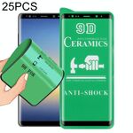 Per Samsung Galaxy Note8 25 PCS 9D Full Schermo intero Pellicola in ceramica