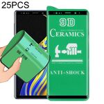 Per Samsung Galaxy Note9 25 PCS 9D Full Screen Pellicola intera in ceramica