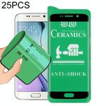 Per Samsung Galaxy S6 Edge 25 PCS 9D Full Screen a full colla in ceramica