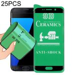 Per Samsung Galaxy S7 Edge 25 PCS 9D Full Schermo intero Pellicola in ceramica