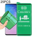 Per Samsung Galaxy S10 25 PCS 9D Full Screen Pellicola intera in ceramica