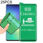 Per Samsung Galaxy S10 + 25 PCS 9D Full Screen Pellicola intera in ceramica