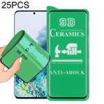 Per Samsung Galaxy S20 25 PCS 9D Full Screen full Glue Pellicola in ceramica