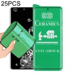 Per Samsung Galaxy S20 Ultra 25 pezzi 9D Pellicola in ceramica a colla intera a schermo intero