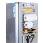 Portaoggetti per frigorifero multistrato Scaffale laterale Supporto per parete laterale Organizzatore da cucina multifunzione per uso domestico, Dimensioni: Rack multifunzione