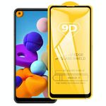 Per Galaxy A21 9D Full Glue Pellicola in vetro temperato a schermo intero