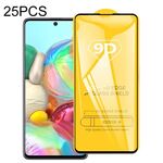 Per Galaxy A71 / A71S 5G UW 25 PCS 9D colla a schermo intero a schermo intero film in vetro temperato
