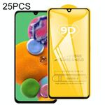 Per Galaxy A81 25 PCS 9D Full Glue Pellicola in vetro temperato a schermo intero