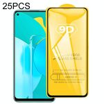 Per Huawei Honor 30s 25 PCS 9D Full Glue Pellicola in vetro temperato a schermo intero