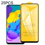 Per Huawei Honor Play 4T 25 PCS 9D Full Glue Pellicola in vetro temperato a schermo intero