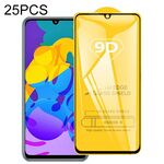 Per Huawei Honor Play 4T Pro 25 PCS 9D Full Glue Pellicola in vetro temperato a schermo intero