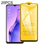 Per OPPO A8 25 PCS 9D colla a schermo intero a schermo intero film in vetro temperato