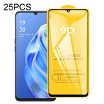 Per OPPO F15 25 PCS 9D colla a schermo intero a schermo intero