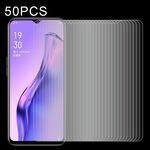 50 Pz 0.26mm 9H Durezza superficie 2.5D Pellicola non a prova di vetro temperato a prova di esplosione per OPPO A8