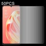 50 pz 0.26mm 9h Durezza superficie 2.5D Pellicola non a prova di vetro temperato a prova di esplosione per OPPO A91