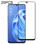 25 PZ 9H Surface Hardness 2.5D Colla intera a schermo intero Pellicola in vetro temperato per OPPO F15