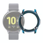 Per Samsung Galaxy Watch Active2 40mm Cassa dell'orologio con diamanti a doppia fila per PC (indaco)