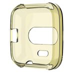 Per Fitbit Versa Lite Smart Watch Custodia protettiva in silicone (giallo trasparente)