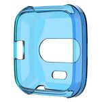 Per Fitbit Versa Lite Smart Watch Custodia protettiva in silicone (blu trasparente)