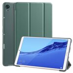 Per Huawei MediaPad M6 8.4 pollici 3 pieghevoli orizzontali Flip PU in pelle + Custodia antiurto in TPU a nido d'ape con supporto (verde pino)