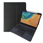 T1061 per Huawei Matepad Pro / Pro 5g 10,8 pollici Ultra-sottile Touch touch Tastiera Bluetooth + Custodia protettiva in pelle PU Texture di agnello con staffa (nero)