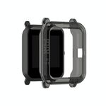 Per Amazfit Bip Lite Versione 1S / Bip S Custodia protettiva per orologio in TPU trasparente (nero trasparente)