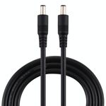 Spina di alimentazione CC da 8 A Cavo connettore adattatore da maschio a maschio da 5,5 x 2,1 mm, lunghezza: 50 cm (nero)