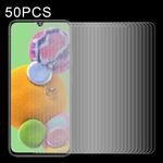 Per Samsung Galaxy A90 5G 50 PCS Pellicola in vetro temperato trasparente a metà schermo