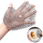 Utensile per la pulizia della cucina di pentole da cucina in acciaio inossidabile tondo in acciaio inossidabile, dimensioni: 7 x 7 pollici