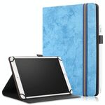 Custodia in pelle universale per tablet PC con struttura in tessuto di marmo da 9-11 pollici a vibrazione orizzontale con portapenne