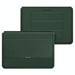 4 in 1 Supporto per laptop universale PU PU PROTEZIONE AMPERMEABILE POLSO PORTATOLO PORTATOLO, Dimensioni: 17 pollici (verde scuro)