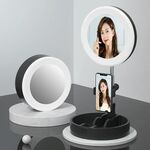 G6 multi-funzione Live Broadcast all-in-one Ring Beauty Fill Light Light Holder (Nero)
