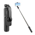 L10 Mini Bluetooth Selfie Stick Treppiede Telefono cellulare (nero)