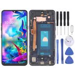 Schermo LCD originale per LG G8X ThinQ LMG850EMW LM-G850 digitalizzatore assemblaggio completo con cornice (nero)