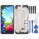 Schermo LCD TFT per LG K40S LMX430HM LM-X430 Digitizer Assemblaggio completo con cornice
