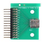 Tavola di prova femminile del tipo C del tipo C del tipo C Usb 3.1 con connettore femminile del PCB 24p