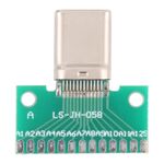 Tavola di prova maschile di tipo C di tipo C del tipo C Usb 3.1 con PCB 24pin saldato