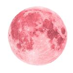 3 Pz AFG33003 Decorazione della casa Stelle luminose Stelle Moon PVC Adesivi, Specifica: Rosa Moon 10cm