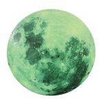 3 Pz AFG33003 Decorazione della casa Stelle luminose Stelle Moon PVC Adesivi, Specifica: Green Moon 20cm