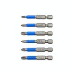 3 Set 6 PCS 50mm Forte Drill Mano Magnetic Drill Drill Bocca Anti-slip Cacciaviti Bit